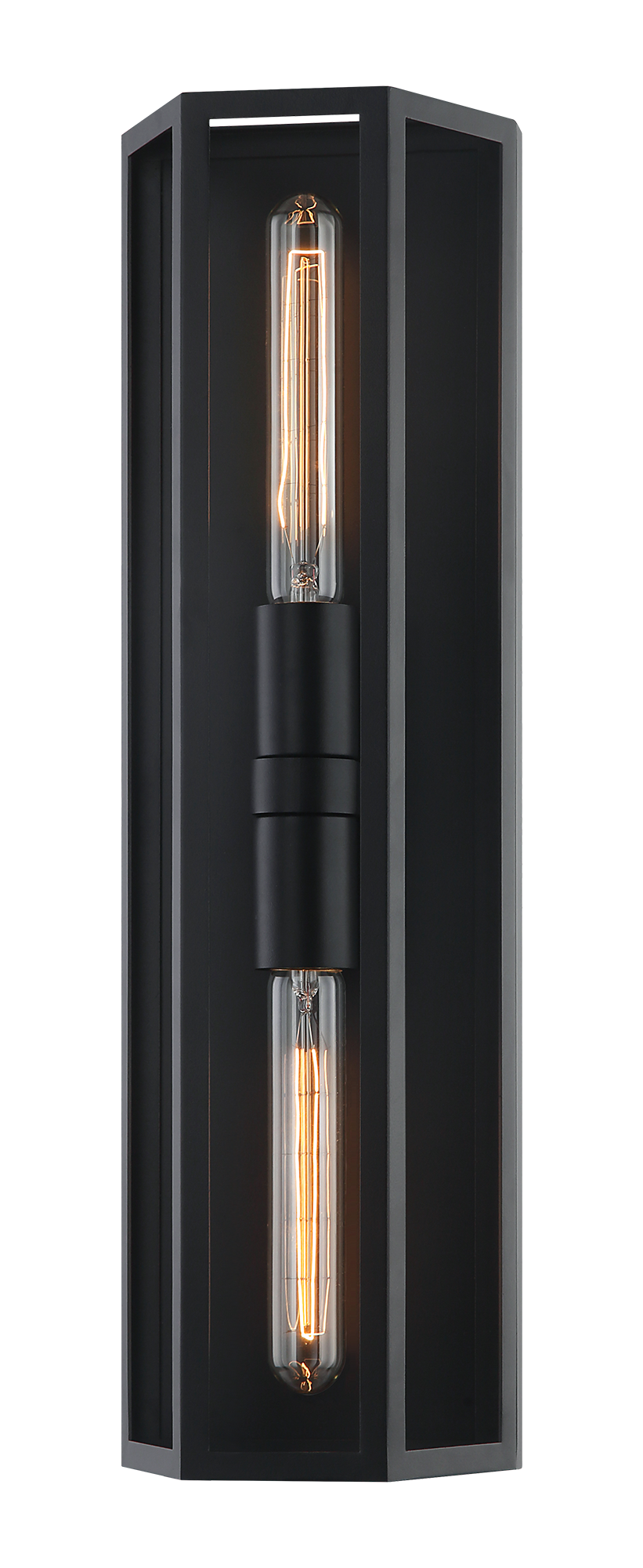 Creed is available in Matte Black or White, this hexagonal fixture will add some farmhouse chic to any room, but with modern feel. The strong hexagonal lines will stand up to all designs and come as a pendant, flush mount and wall sconce.