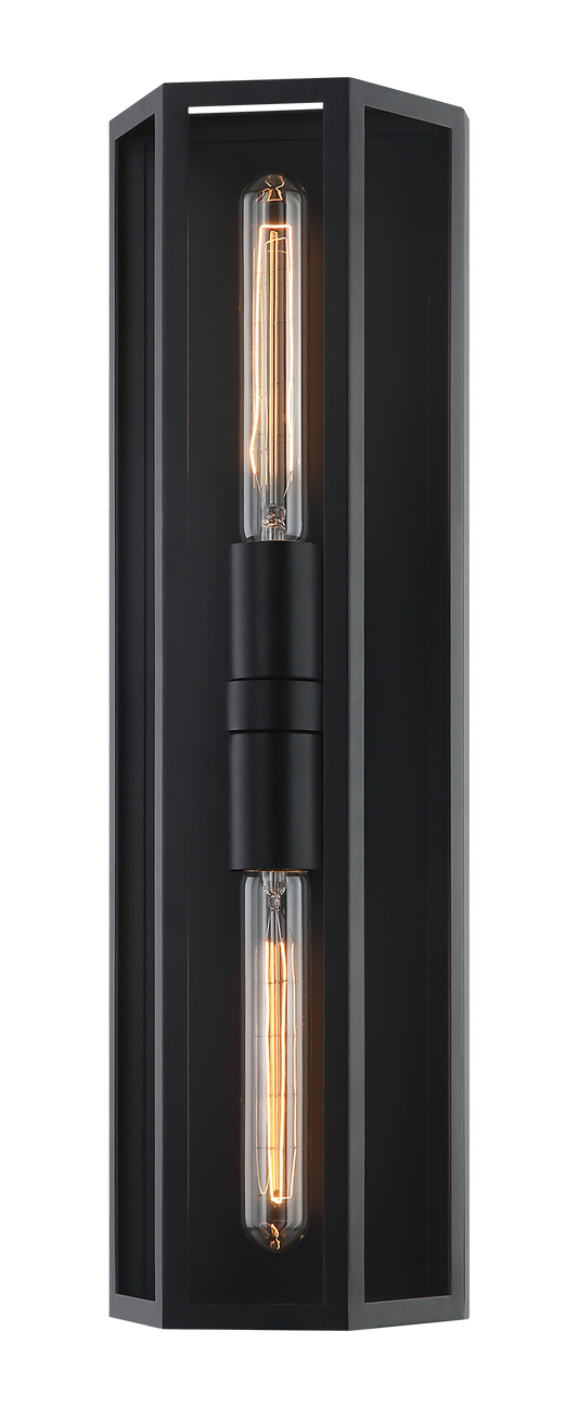 Creed is available in Matte Black or White, this hexagonal fixture will add some farmhouse chic to any room, but with modern feel. The strong hexagonal lines will stand up to all designs and come as a pendant, flush mount and wall sconce.