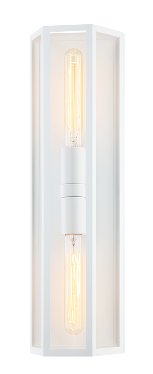 Creed is available in Matte Black or White, this hexagonal fixture will add some farmhouse chic to any room, but with modern feel. The strong hexagonal lines will stand up to all designs and come as a pendant, flush mount and wall sconce.