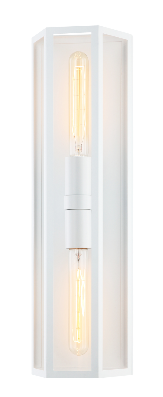 Creed is available in Matte Black or White, this hexagonal fixture will add some farmhouse chic to any room, but with modern feel. The strong hexagonal lines will stand up to all designs and come as a pendant, flush mount and wall sconce.