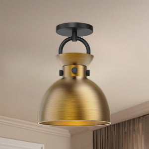 Waldo 9-in Flush Mount