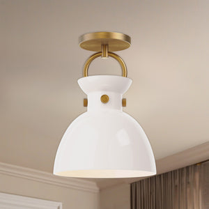 Waldo 9-in Flush Mount