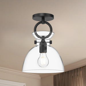 Waldo 9-in Flush Mount