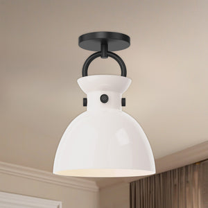 Waldo 9-in Flush Mount