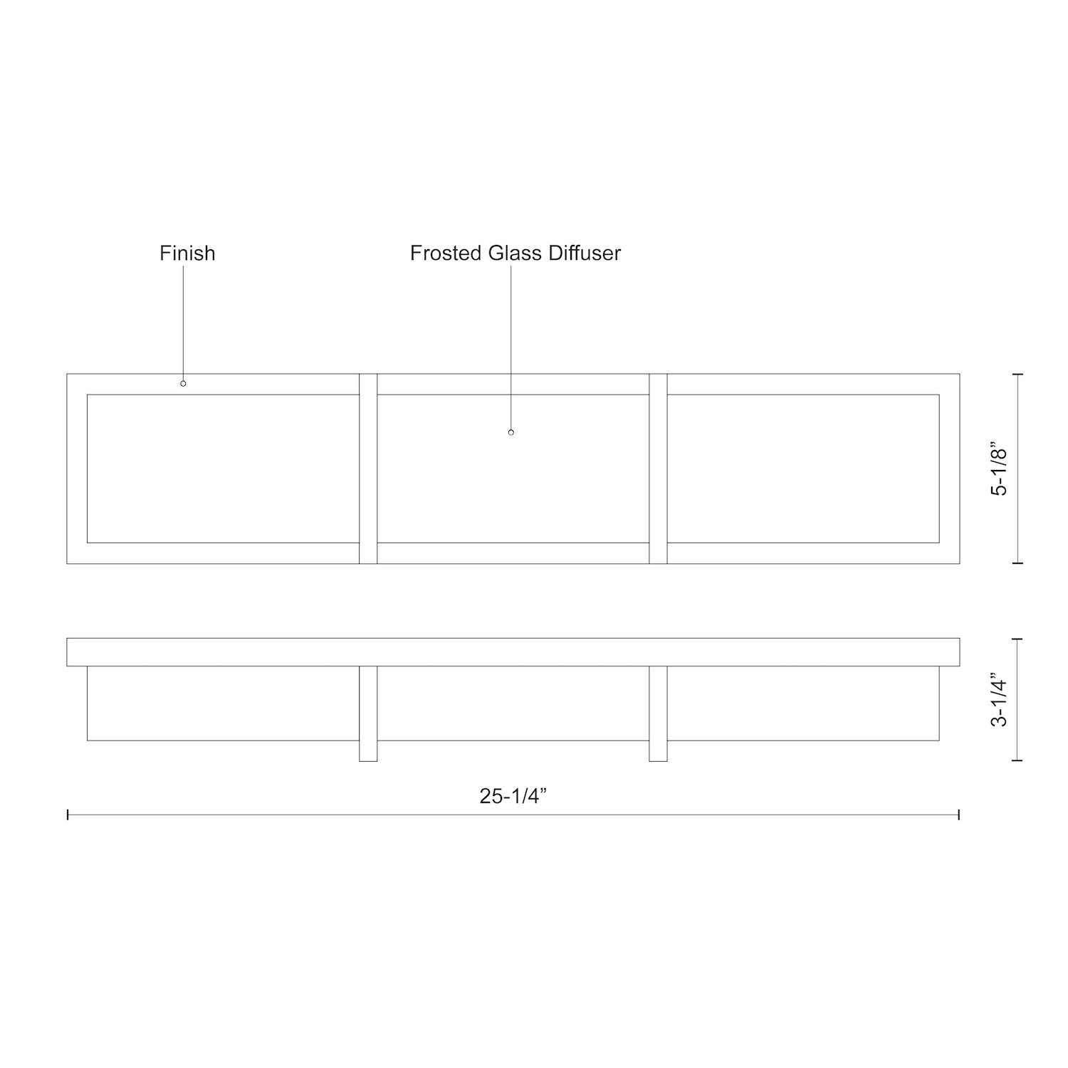 Watford 25-in Chrome LED Vanity