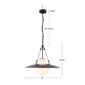 Waverly 22-in Pendant