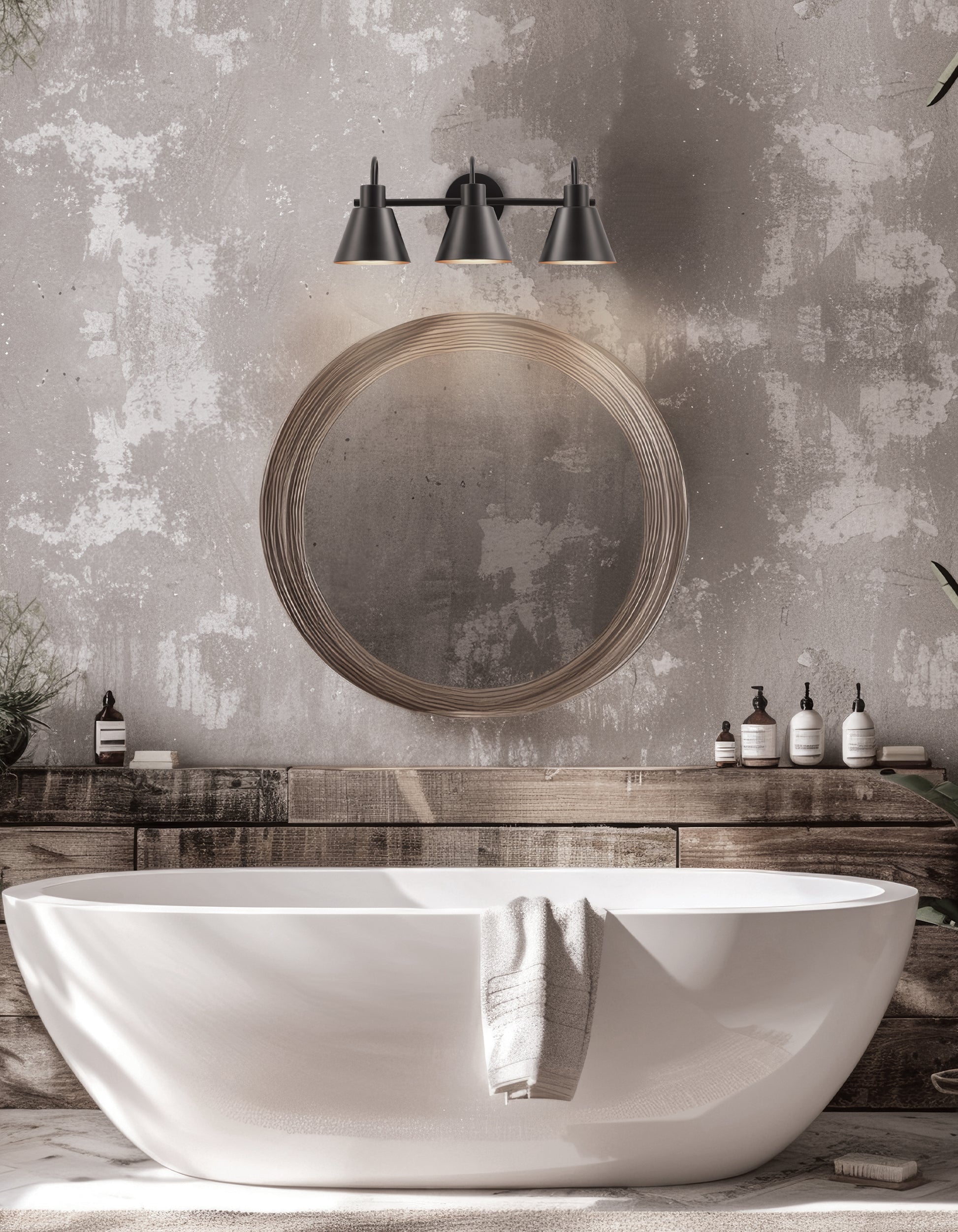 Westley 3LT Vanity Wall Sconce