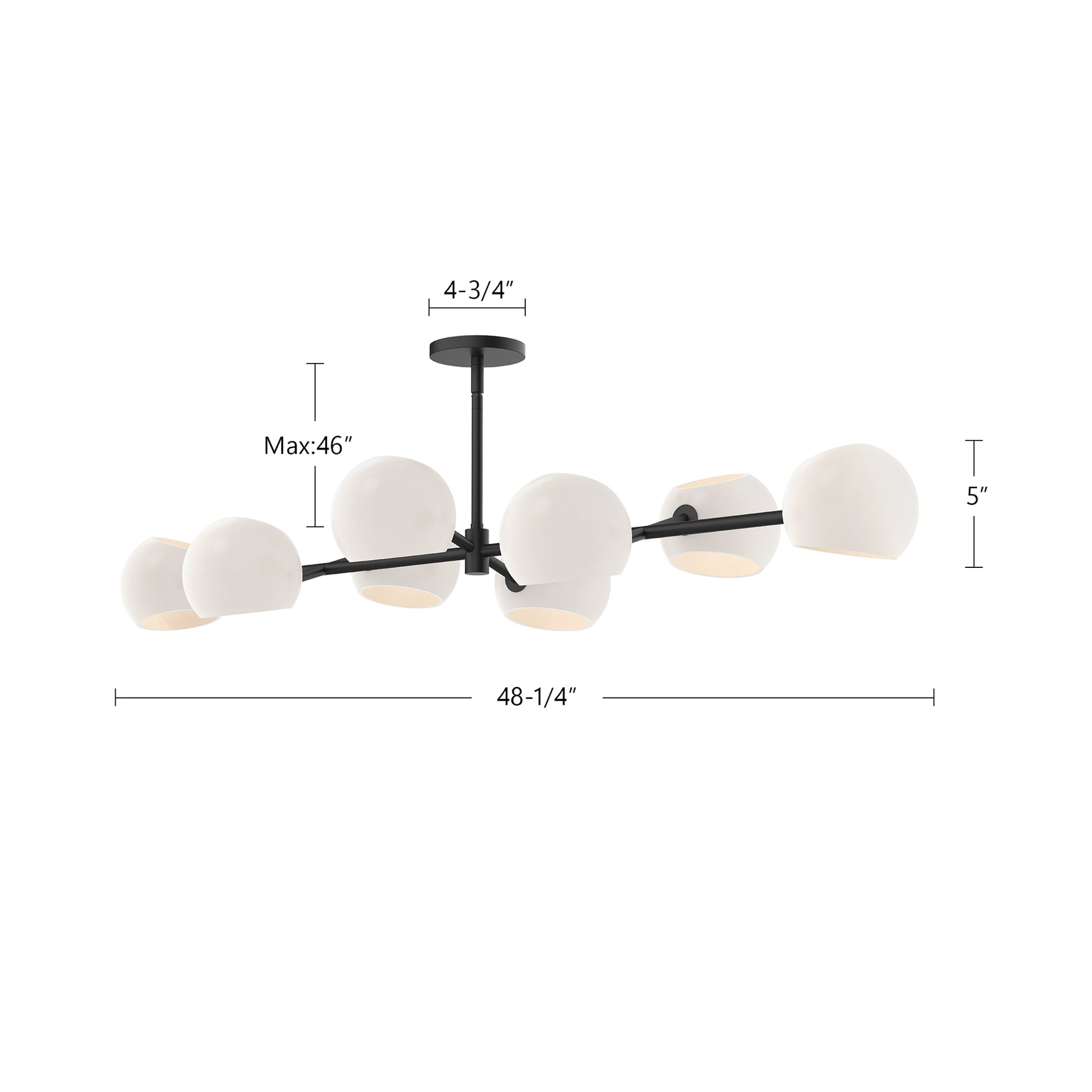 Willow 48-in Linear Pendant