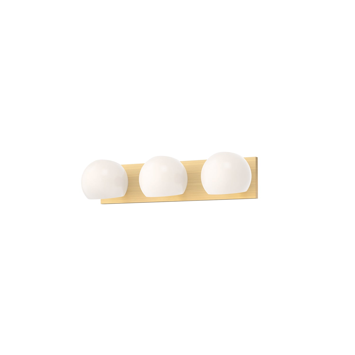Willow 22-in Matte Black/Smoked Solid Glass 3 Lights Vanity