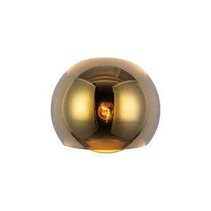 Willow 6-in Matte Black/Smoked Solid Glass 1 Light Wall/Vanity