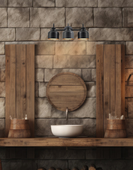 Wrigley 3LT Vanity Wall Sconce