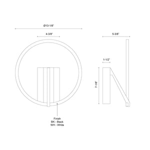 Roda 13-in Wall Sconce