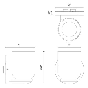 Cedar Wall Sconce