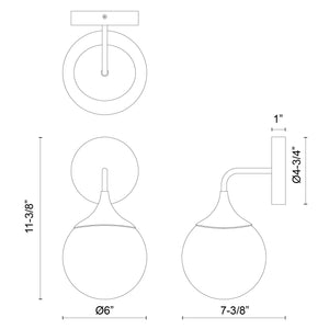 Nouveau Wall/Vanity Light