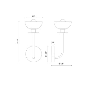 Sylvia Wall/Vanity Light