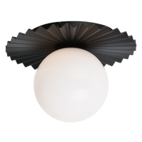 Modern Ruff Wall Sconce/Ceiling Mount