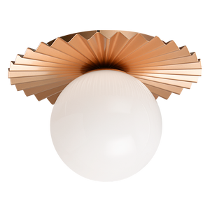 Modern Ruff Wall Sconce/Ceiling Mount