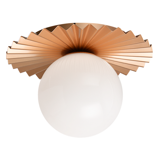 Modern Ruff Wall Sconce/Ceiling Mount