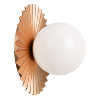 Modern Ruff Wall Sconce/Ceiling Mount
