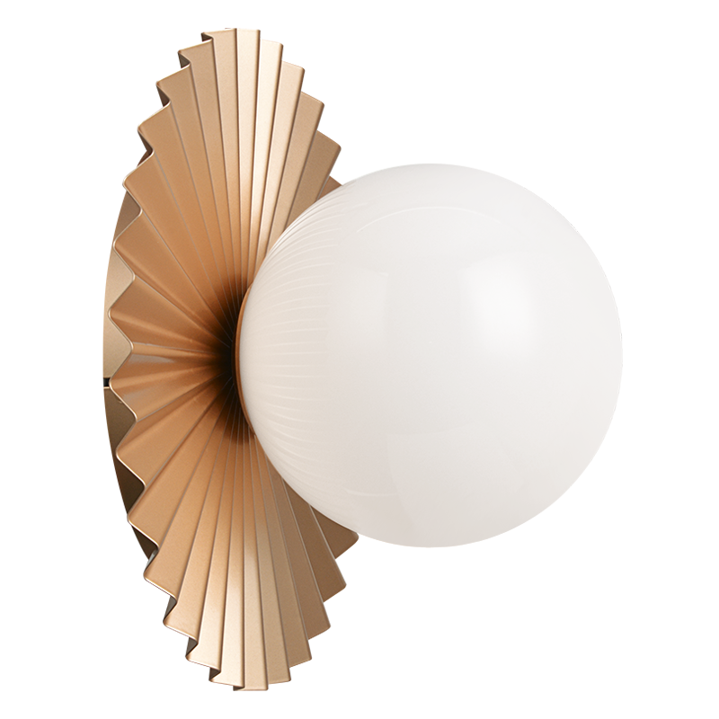 Modern Ruff Wall Sconce/Ceiling Mount