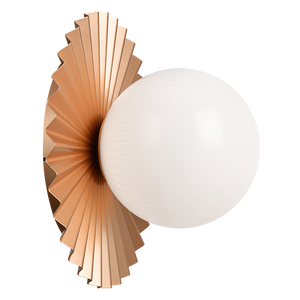 Modern Ruff Wall Sconce/Ceiling Mount