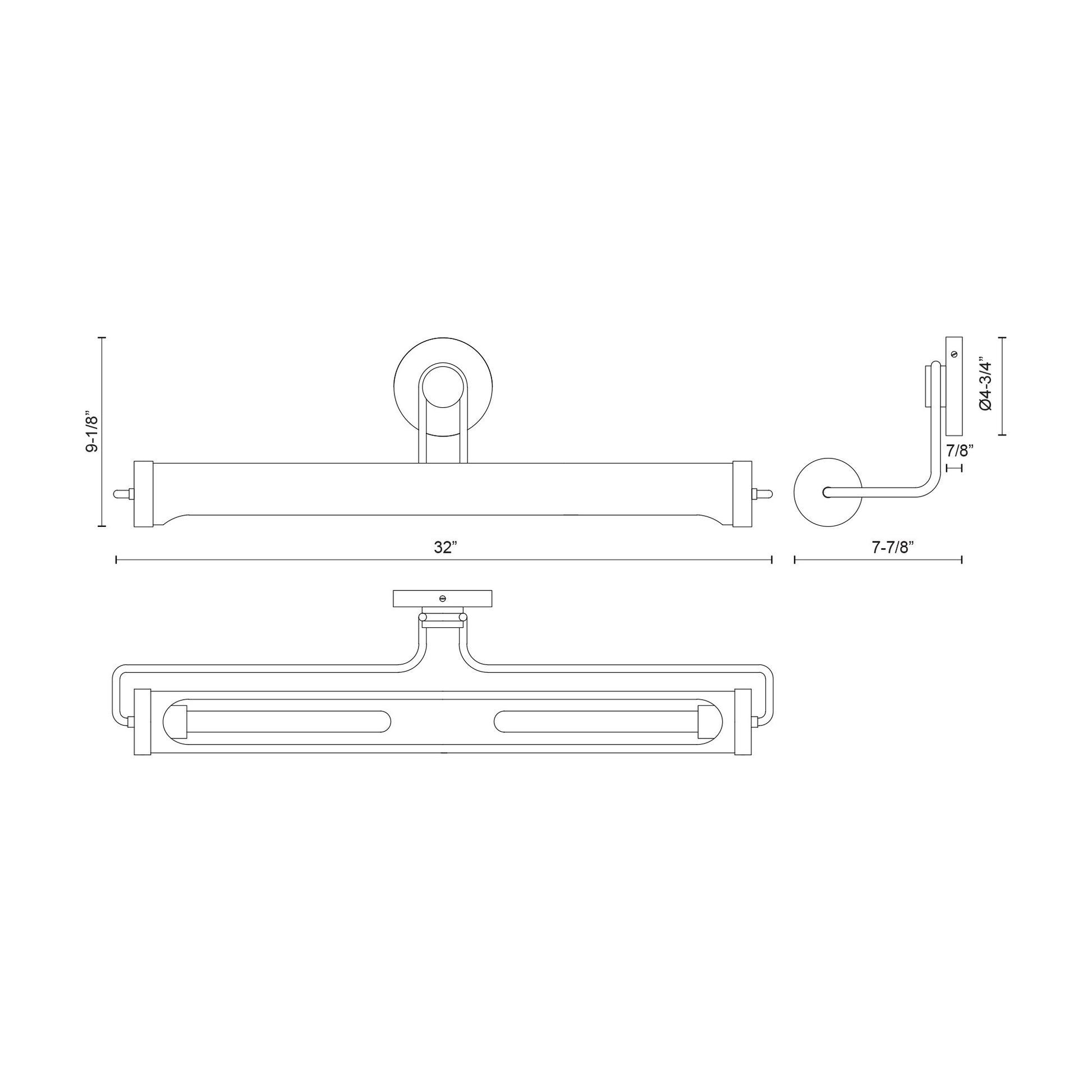 Wynwood 32-in Picture Light