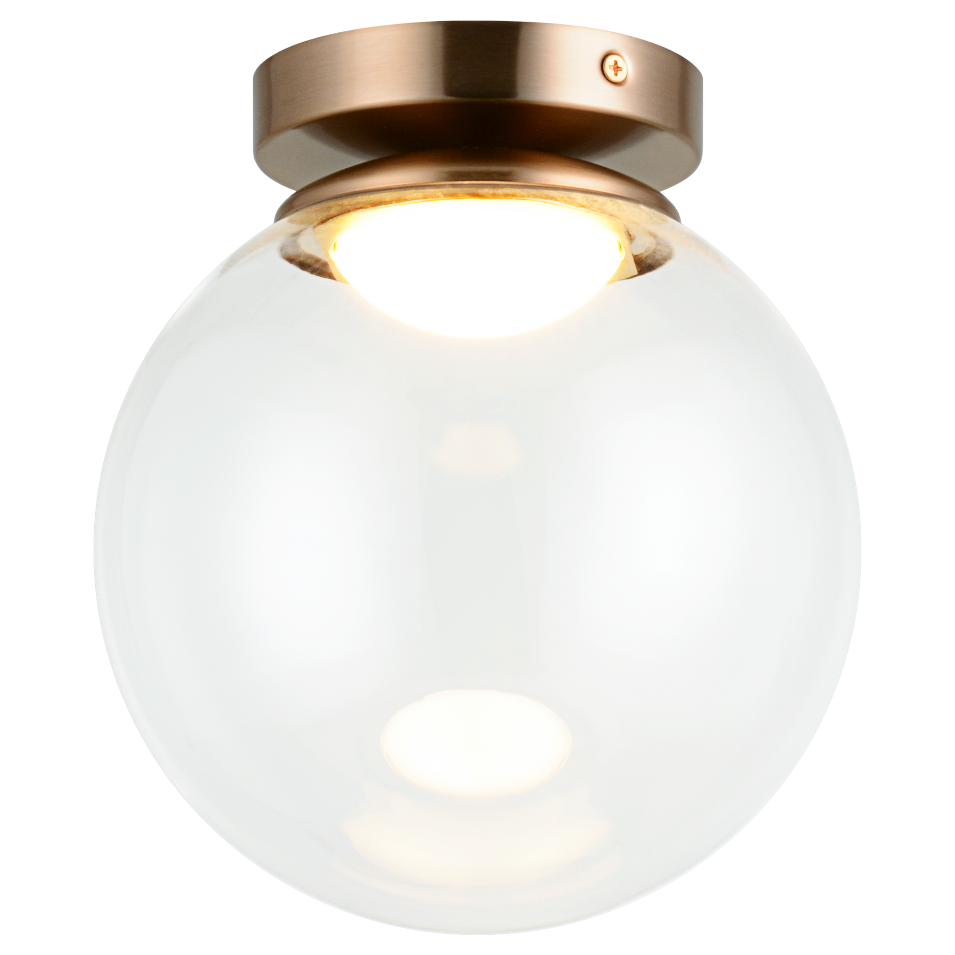 Boble is a classic fixture with a fun modern twist with the addition of the frosted lens inside the glass. Available in 2 sizes and 2 glass colours. Excellent choice for many applications.