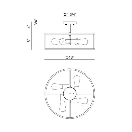 CANDID Ceiling Mount