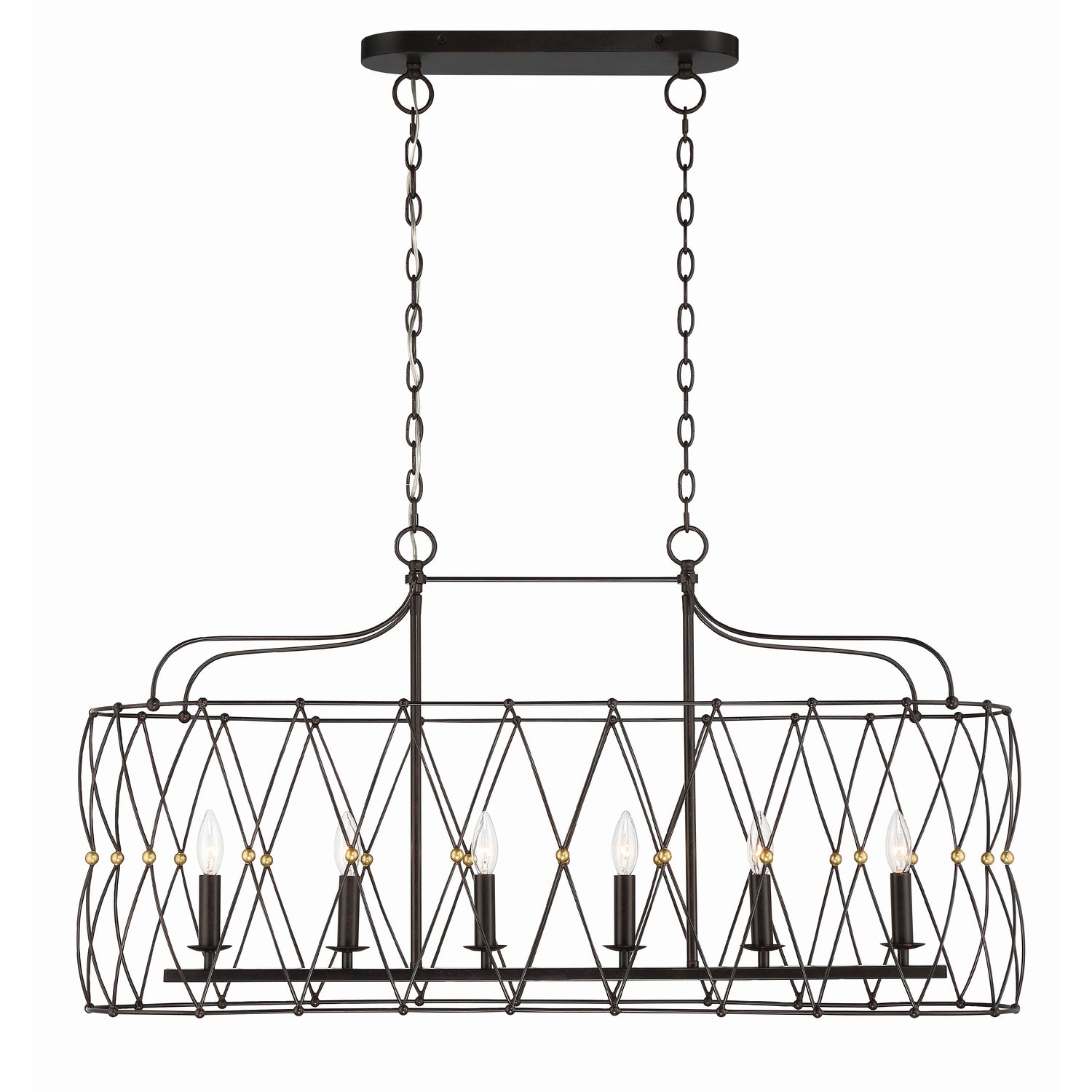 Zucca 42.5'' Linear Chandelier