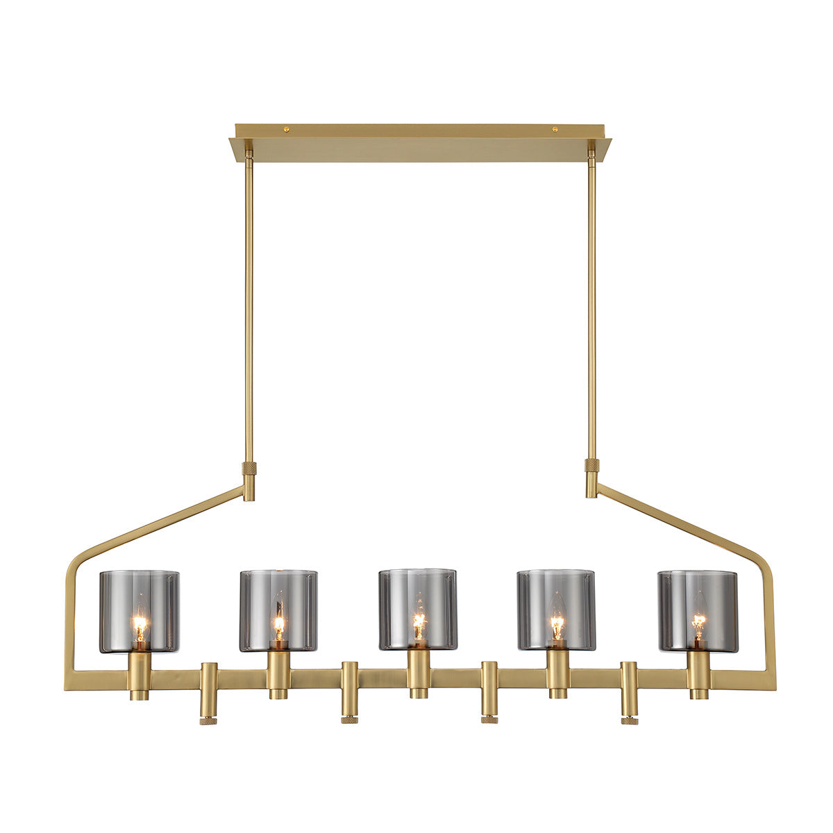 Decato 5-Light 42" Linear Chandelier
