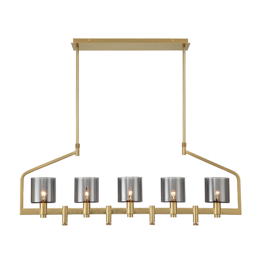 Decato 5-Light 42" Linear Chandelier