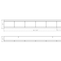 Gibraltar 37" Integrated LED Vanity
