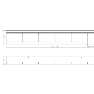 Gibraltar 37" Integrated LED Vanity