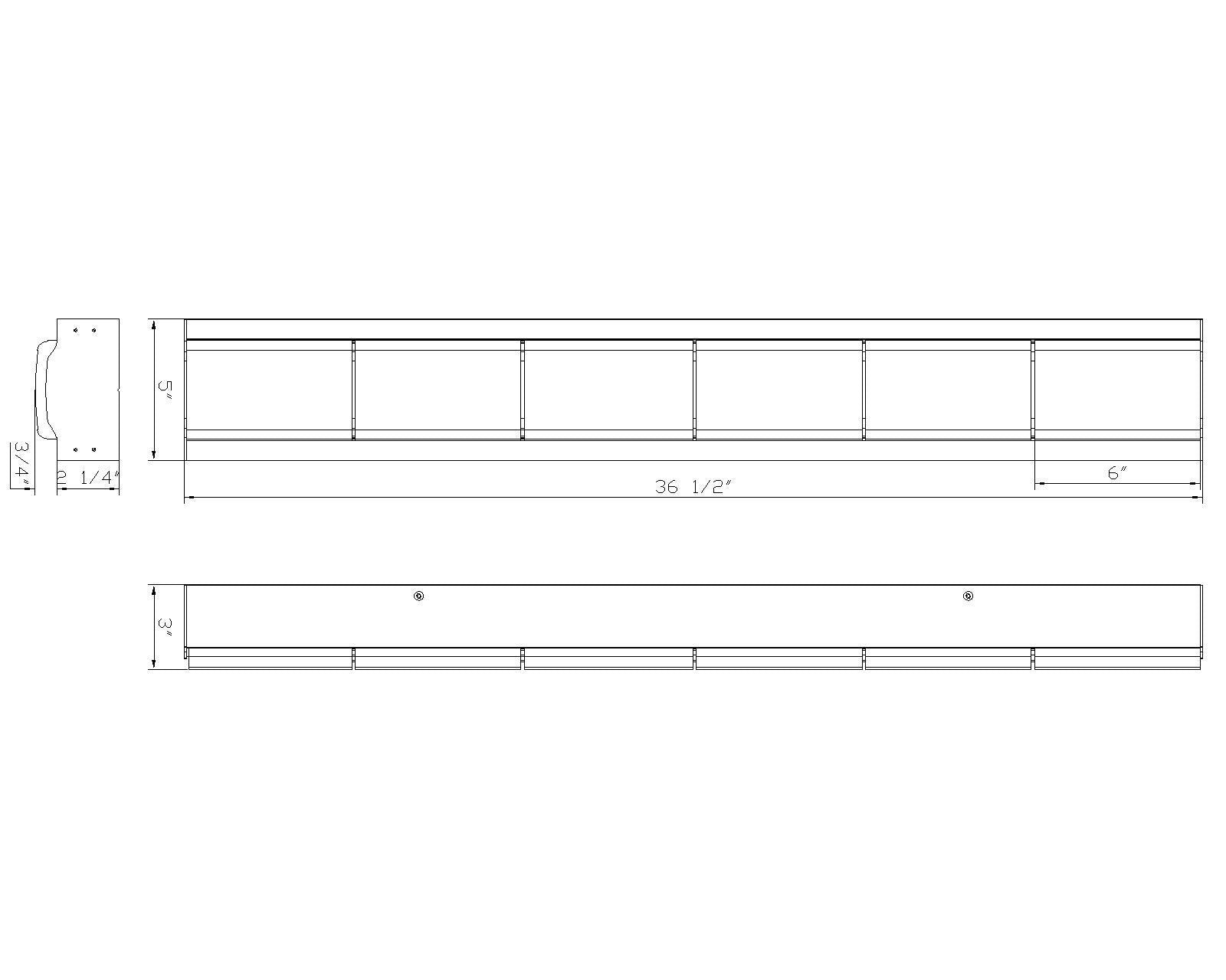 Gibraltar 37" Integrated LED Vanity