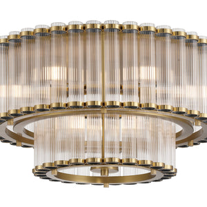 Glasbury 2-Tiers 9-Light 24" Flush Mount