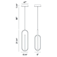 Demark 22" Integrated LED Pendant
