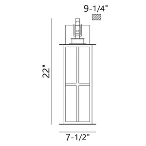 Greyson 22" Integrated LED Outdoor Wall Lantern