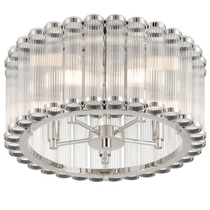 Glasbury 5-Light 18" Flush Mount