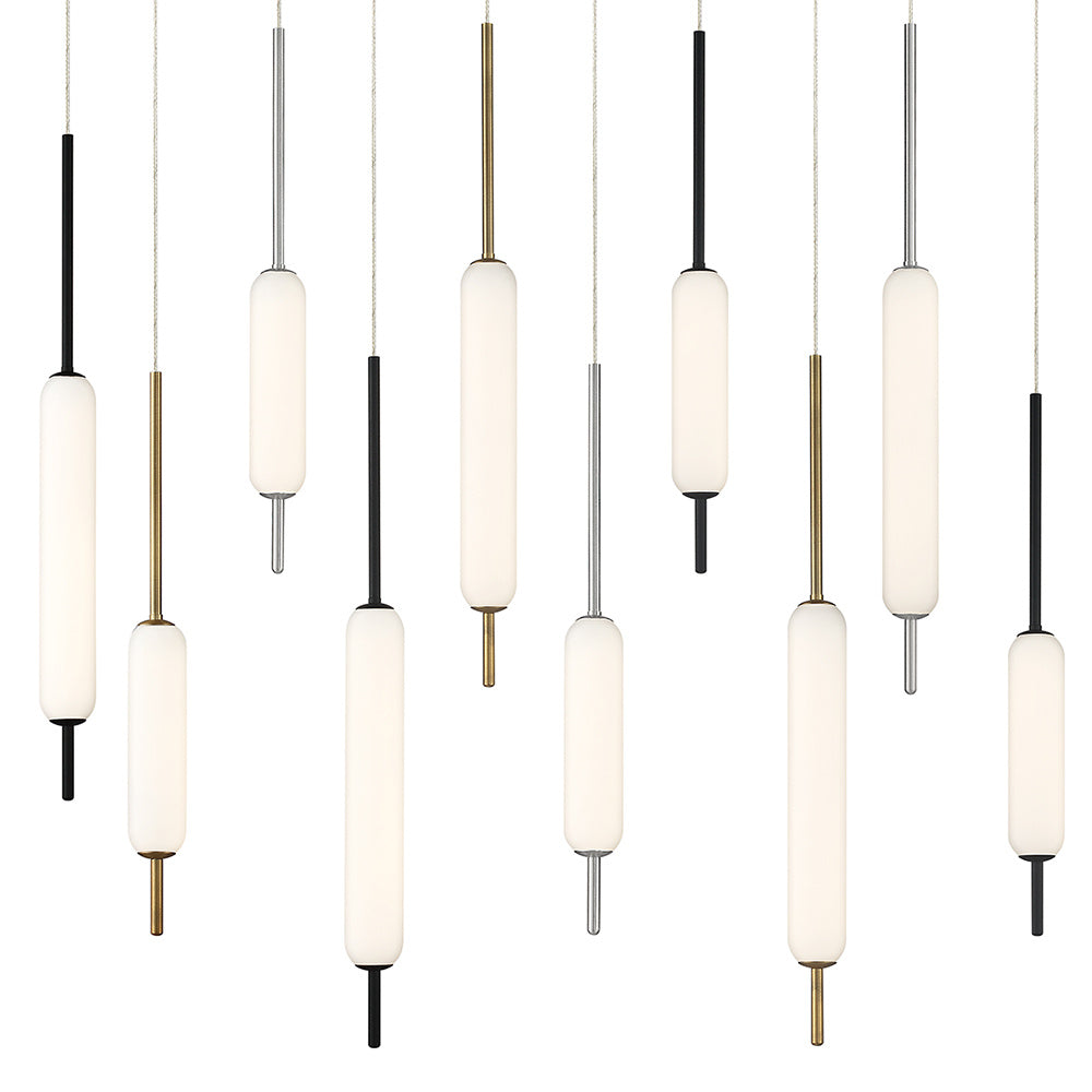 Cumberland 12-Light 22" Integrated LED Multi Drop Chandelier