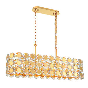 Perrene 8-Light 40" Linear Chandelier