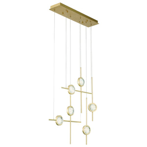 Barletta 6-Light 32" Integrated LED Multi Drop Chandelier