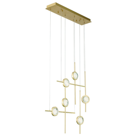 Barletta 6-Light 32" Integrated LED Multi Drop Chandelier