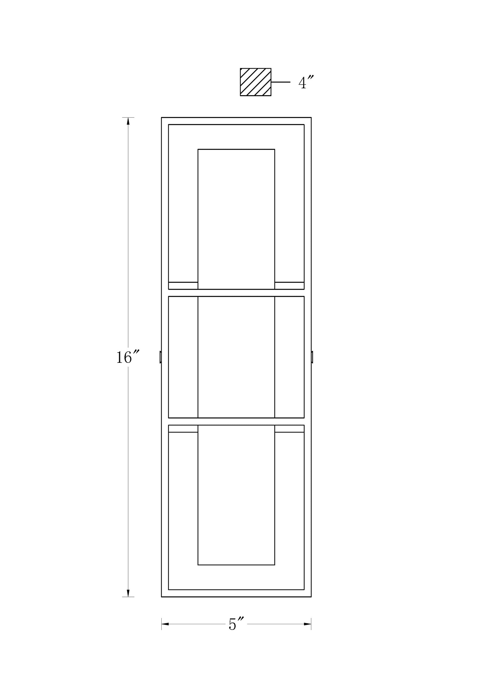 Blakley 16" Integrated LED Outdoor Wall Sconce