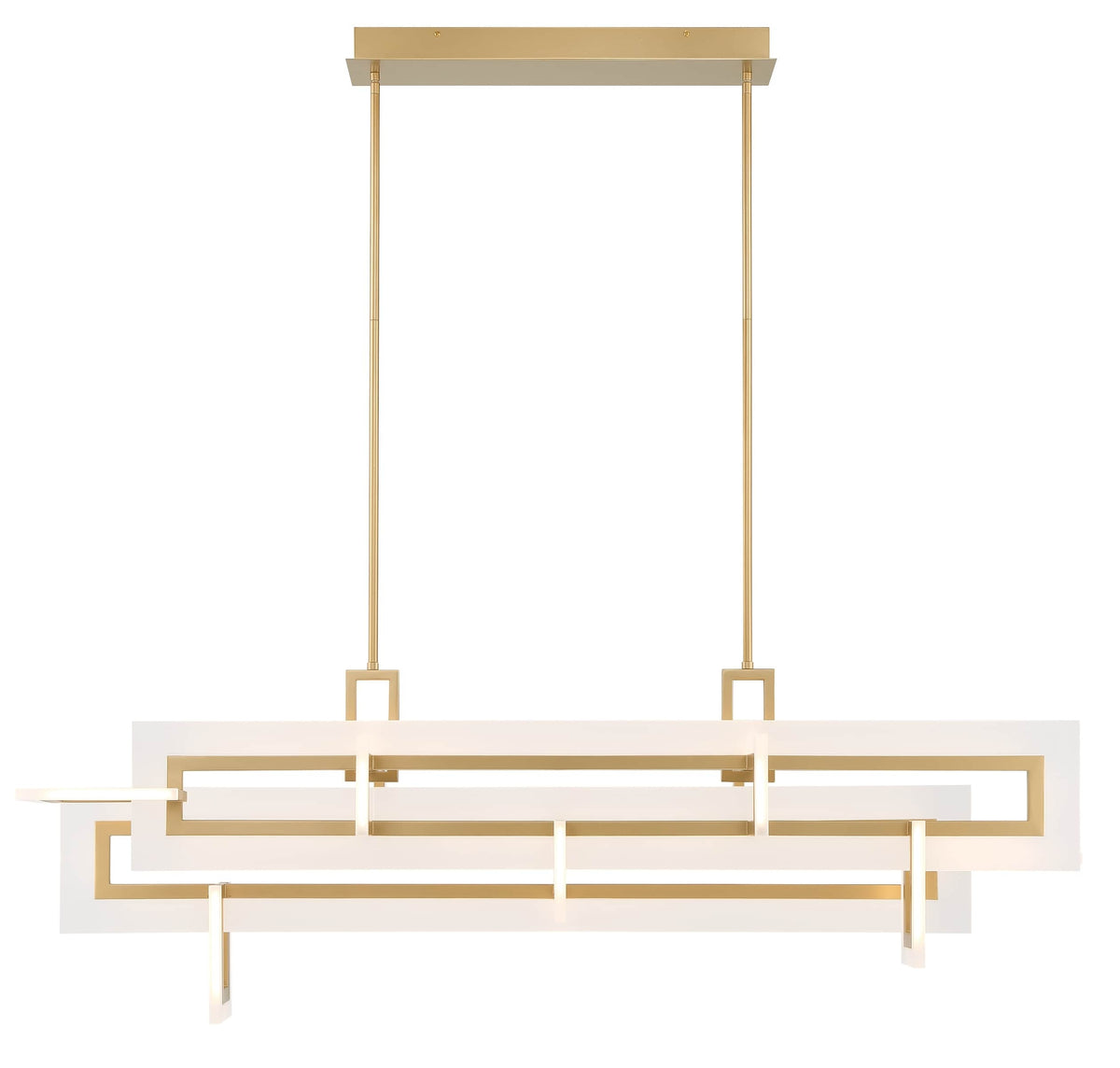 Inizio 55" Integrated LED Linear Chandelier