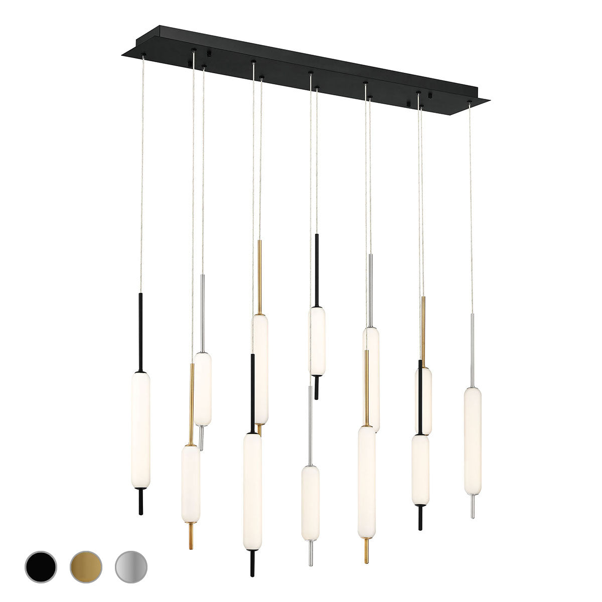 Cumberland 12-Light 40" Integrated LED Multi Drop Chandelier