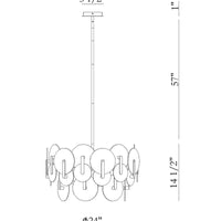 Nuvola 24" Integrated LED Pendant Chandelier
