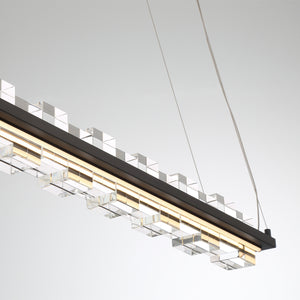 Bruco 35" Integrated LED Linear Chandelier