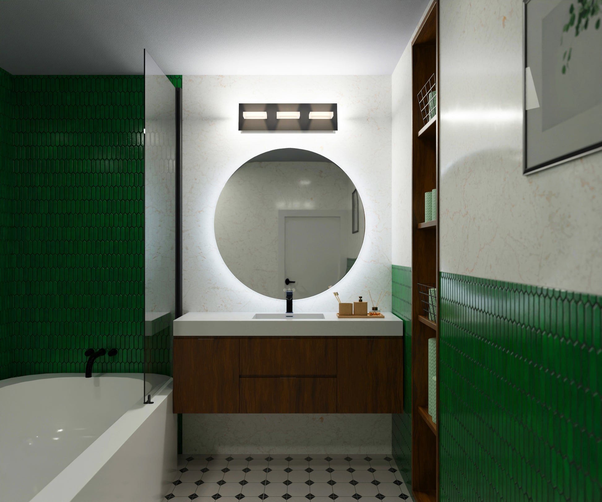 Olson 3-Light 18" Integrated LED Vanity