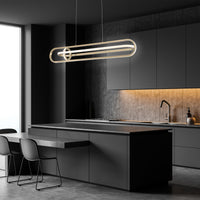 Demark 42" Integrated LED Linear Chandelier
