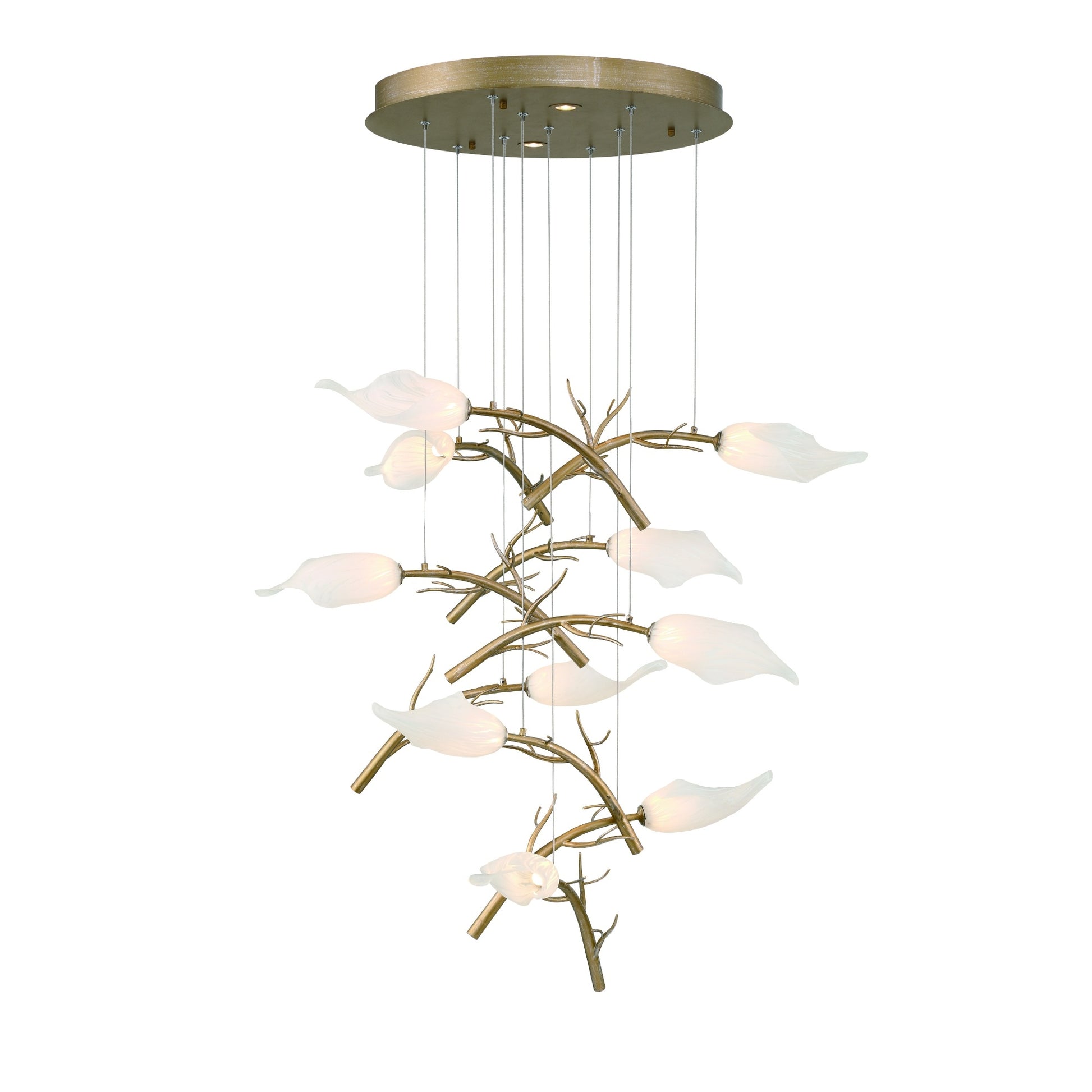 Matera 10-Light 23" Integrated LED Multi Drop Chandelier